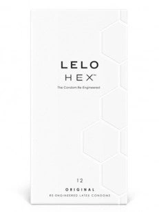 Lelo Hex Original - prezerwatywy lateksowe mega wytrzymałe i cienkie (12 szt.)