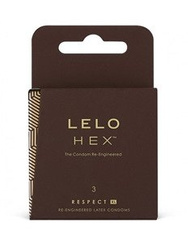 Lelo Hex Respect XL - prezerwatywy lateksowe mega cienkie i powiększane (3 szt.)