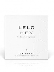 Lelo Hex Original - prezerwatywy lateksowe mega wytrzymałe i cienkie (3 szt.)
